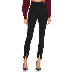 Sz 6 Equipment Aaliyah Trouser TrueBlack SplitCuff Slim Stretch Pockets